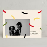 "Abstract Confetti" - Kwanzaa Cards in Cream by Iveta Angelova - Front