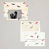"Abstract Confetti" - Kwanzaa Cards in Cream by Iveta Angelova - Assembled