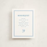"Cheseapeake" - Letterpress Baby Shower Insert Cards in Sky Blue by Megan Davis - Front