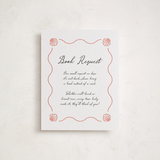 "Ocean Love" - Letterpress Baby Shower Insert Cards in Paloma | Soft Black by Alston Foster - Front