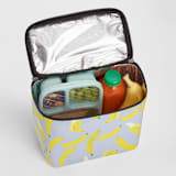 "Go Bananas" - Lunch Bag in Banana by Baumbirdy - Insulated Interior
