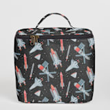 "Space Odyssey" - Lunch Bag in Black by Meggy Masters - Lunch Bag