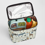 "Wild Animals" - Lunch Bag in Safari by Beth Schneider - Insulated Interior