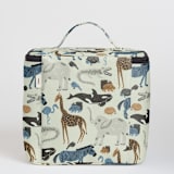 "Wild Animals" - Lunch Bag in Safari by Beth Schneider - Back