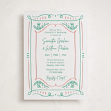 "Sketch" - Letterpress Baby Shower Invitations in Sketch by Elly - Front