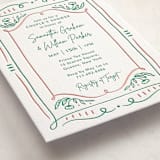 "Sketch" - Letterpress Baby Shower Invitations in Sketch by Elly - Detail