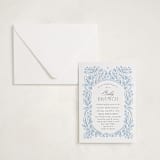 "Arch" - Letterpress Baby Shower Invitations in Arch by Jen Owens - Invitation with Envelope