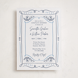 "Sketch" - Letterpress Baby Shower Invitations in Aegean by Elly - Front