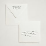 "Daisies" - Letterpress Birth Announcement Photo Mount Cards in Mustard by Wildfield Paper Co - FREE Recipient Addressing
