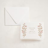 "Mirror Floral" - Letterpress Baby Shower Thank You Cards in Mirror Floral by Everett Paper Goods - Invitation with Envelope