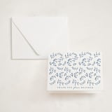 "Classic Baby Monogram" - Letterpress Baby Shower Thank You Cards in Classic Baby Monogram by Susan Brown - Invitation with Envelope