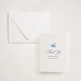 "Swan Shower" - Letterpress Baby Shower Thank You Cards in Swan Shower by Megan Davis - Invitation with Envelope