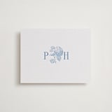 "Cheseapeake" - Letterpress Baby Shower Thank You Cards in Sky Blue by Megan Davis - Front