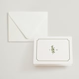 "Simply Elegant" - Letterpress Bridal Shower Thank You Cards in Pistachio by Yaling Hou Suzuki - Assembled