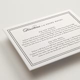 "Eloquence" - Letterpress Direction Cards in Soft Black by Kimberly FitzSimons - Detail