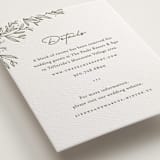 "Beauty of Nature" - Letterpress Direction Cards in Moss by Oscar and Emma - Karly Depew - Detail