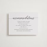 "Someone Like You" - Letterpress Direction Cards in Soft Black by Design Lotus - Front