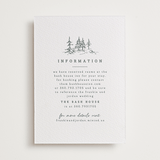 "fresh air" - Letterpress Direction Cards in Stone by Anastasia Makarova - Front