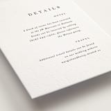 "Trio" - Letterpress Direction Cards in Soft Black by Pixel and Hank - Detail