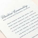 "destined" - Letterpress Direction Cards in Indigo by Design Lotus - Detail
