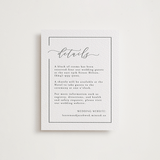 "Asymmetry" - Letterpress Direction Cards in Pewter by Nicole Walsh - Front
