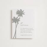 "Warm Winds" - Letterpress Direction Cards in Ash by Janean Hinger - Front