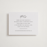 "Court" - Letterpress Direction Cards in Soft Black by Snow and Ivy - Front