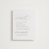 "sway" - Letterpress Direction Cards in Sway by Laura Hankins - Front