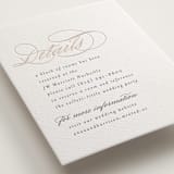 "sway" - Letterpress Direction Cards in Sway by Laura Hankins - Detail