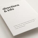 "min mod" - Letterpress Direction Cards in Soft Black by JoAnn Jinks - Detail