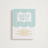 "Good Vibes" - Letterpress Direction Cards in Seafoam by Claudia Orengo - Front
