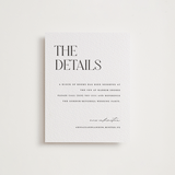 "Tallest" - Letterpress Direction Cards in Soft Black by Pixel and Hank - Front