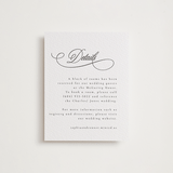 "Us" - Letterpress Direction Cards in Soft Black by Nicole Walsh - Front