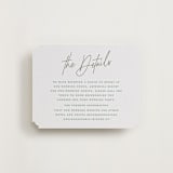 "angeline" - Letterpress Direction Cards in Artichoke by chocomocacino - Front