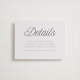 "Icon" - Letterpress Direction Cards in Gravel by Vera Lim - Front