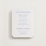 "Cheseapeake" - Letterpress Direction Cards in Vista by Megan Davis - Front