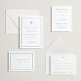 "Cheseapeake" - Letterpress Direction Cards in Vista by Megan Davis - Invitation Suite