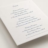 "Villa" - Letterpress Direction Cards in Provincial Blue by Blustery August - Detail