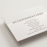 "Stripes" - Letterpress Direction Cards in Burnt Sienna by Kelly Watkins - Detail
