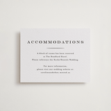 "Proper" - Letterpress Direction Cards in Soft Black by Carolyn MacLaren - Front