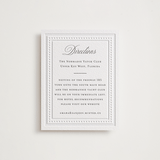 "Kamal" - Letterpress Direction Cards in Soft Black by Oma N. Ramkhelawan - Front