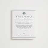 "The Ranch" - Letterpress Direction Cards in Stone by Jenna Holcomb - Front