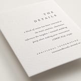 "Floral Cascade" - Letterpress Direction Cards in Soft Black by Pixel and Hank - Detail
