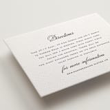 "krytharaki" - Letterpress Direction Cards in Soft Black by chocomocacino - Detail