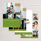 "Portrait Custom" - Lunar New Year Cards in Charcoal by Minted - Back of Card Options