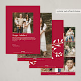 "Shining Arch" - Lunar New Year Cards in Cherry by Nicoletta Savod - Back of Card Options