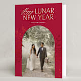 "Shining Arch" - Lunar New Year Cards in Cherry by Nicoletta Savod - Folded Card