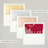 "Shining Arch" - Lunar New Year Cards in Cherry by Nicoletta Savod - Envelope Liner Options