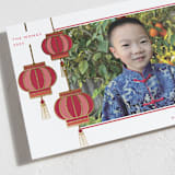 "goodluck lanterns" - Lunar New Year Cards in Moon by Sejal Banker - Detail