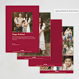 "Golden Frame" - Lunar New Year Cards in Maple Leaf by Nicoletta Savod - Back of Card Options
